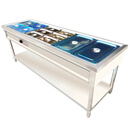 英臣（inson）商用电热保温售饭台售饭车汤池快餐车 六格