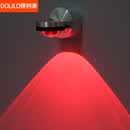 得利来LED明装射灯床头灯墙壁灯照画灯阅读灯背景墙灯单头水晶壁灯 5W-COB红黄蓝绿光留言