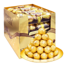 费列罗（Ferrero Rocher）榛果威化巧克力T48粒盒装 圣诞节零食礼盒