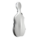 克莉丝蒂娜（Christina）专业大提琴琴盒子带背带轻便易携带手拉轻便琴包箱包白色条纹4/4