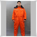 玺柠冷库冷冻加厚保暖连体服棉衣工装男冬季户外防寒保暖工作服长时间耐低温服 桔色 升级款后腰加拉链 165/M