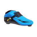 bart 速滑鞋竞速鞋儿童成人专业轮滑鞋面热塑碳纤大轮溜冰鞋面 蓝色碳纤鞋面 35