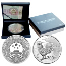 上海集藏 中国金币2017年丁酉鸡年金银纪念币 1公斤银币