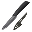 拜格BAYCO陶瓷刀4英寸黑刃陶瓷水果刀带刀鞘无需磨刀BD8022