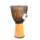 奇宝居非洲鼓 整木掏空非洲鼓老山羊皮羊皮12寸标准手鼓演奏练习非洲鼓