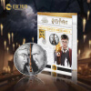 中汇钱币 哈利波特纪念银币之死亡圣器系列 法国巴黎造币厂发行 哈利波特与死亡圣器彩色银币