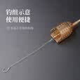 飓利强欧式库钓系船型饵笼 八字环铅配重打窝器附饵飞德 小配件闷杆反底 飞德船型饵笼2只装/30g