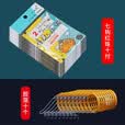 一月渔 白光金钩小白条杀手鱼钩串钩钓组七星钩翘嘴白条海杆线组饵料套装 7钩红珠塑笼【10付】 2号