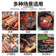 乌骓正宗广西荔枝果木炭烧烤炭家用无烟户外烤肉聚餐露营高温速燃耐烧 广西荔枝木烧烤炭 5斤炭带箱  一次性手套一包