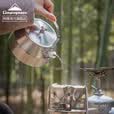 CAMPINGMOON柯曼不锈钢水壶户外烧水壶茶壶咖啡壶科曼SW-1 【SW-1不锈钢水壶+SW-PT皮套】