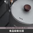 北山狼 铝合金户外烧水壶便携式露营水壶 灰色-铝合金水壶 1.1L