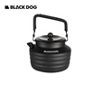 black dog黑狗露营烧水壶野营全铝茶壶明火煮水壶便携式炉具 夜幕黑 