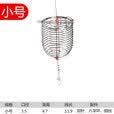 战流梦达 梦达打窝笼子诱饵笼鱼饵笼不锈钢打窝笼打窝器钓鱼用品垂钓 金属打窝笼【小号】