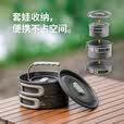 Naturehike挪客户外锅具套装露营野营炊具便携式烧水壶铝合金煎锅煎盘吊锅