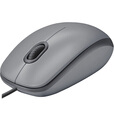 罗技（Logitech）M111有线静音鼠标游戏家用办公笔记本台式电脑男女生通用鼠标 M111有线鼠标-灰色 99成新