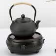 梵昇昱铁壶煮茶器围炉煮茶壶铸铁煮水泡茶烧水壶电陶炉煮茶器功夫茶具 带不锈钢滤网 1200ml