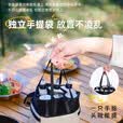 探险者户外收纳包便携调料瓶套装野餐调味盒油瓶组合分装瓶露营餐具厨具 调料包套装【调料瓶3个+壶3个】