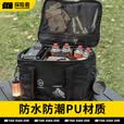 探险者户外收纳包露营炉具收纳包野餐装备公园郊游大容量收纳野营厨具 多功能收纳包绿色+桌板
