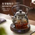 茗光茶壶玻璃煮茶壶茶水分离泡茶壶蒸煮一体耐热大容量提梁壶	