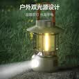 LEM露营灯太阳能超长续航充电灯户外野营帐篷营地灯应急装备挂灯 E01标准版/30H长续航