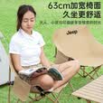 JEEP月亮椅 户外露营椅折叠椅便携式躺椅钓鱼凳沙滩椅野餐桌椅 冬竹青