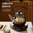 茗光茶壶玻璃煮茶壶茶水分离泡茶壶蒸煮一体耐热大容量提梁壶	