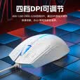 惠普M100有线电竞游戏发光鼠标轻音办公商务RGB灯效台式电脑笔记本通用USB接口磨砂人体工学 奶茶色轻音【6键/4档DPI调节】呼吸灯效