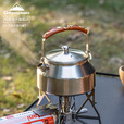 CAMPINGMOON柯曼不锈钢水壶户外烧水壶茶壶咖啡壶科曼SW-1 【SW-1不锈钢水壶+SW-PT皮套】