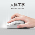 ThinkPlus联想类肤触感升级无线蓝牙双模充电鼠标人体工学办公鼠标 便携鼠标 WL300Pro 类肤升级版蓝色