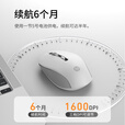 惠普（HP）S1000 Plus 无线办公鼠标 笔记本台式电脑办公通用家用持久续航 极简白 加赠品鼠标垫