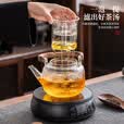 八千行煮茶壶蒸煮一体茶壶家用加厚耐高温可明火电陶炉玻璃烧水壶大容量