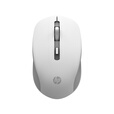 惠普（HP）S1000 Plus 无线办公鼠标 笔记本台式电脑办公通用家用持久续航 极简白 加赠品鼠标垫