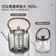 茗光茶壶玻璃煮茶壶茶水分离泡茶壶高硼硅玻璃烧水壶玻璃茶具功夫茶壶