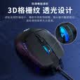 惠普（HP）G200有线鼠标办公游戏宏电竞USB适用笔记本台式机电脑  呼吸灯效 黑色静音
