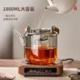 茗光茶壶玻璃煮茶壶茶水分离泡茶壶高硼硅玻璃烧水壶玻璃茶具功夫茶壶