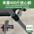 懒途户外折叠椅便携式躺椅钓鱼椅露营椅子沙滩椅办公午休椅室内午睡床 海狗椅卡其色-加厚加棉款【扶手五档调节】承重400斤