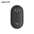 罗技（Logitech）PEBBLE 2.0 无线蓝牙鼠标 静音鼠标 办公鹅卵石便携 升级Pebble2代 黑色