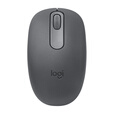 罗技（Logitech）M196 无线蓝牙鼠标 办公鼠标 笔记本商务办公家用 小巧便携 对称手型 石墨灰