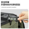 嘻由战术户外收纳包大容量折叠露营收纳箱野餐装备储物箱餐具厨具野外 30L超大豪华版卡其色 （送隔板+收纳网）