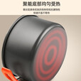 北岳户外锅具露营炊具烧水茶壶煎锅便携野外锅具野营吊锅套锅用品套装 【食品级铝合金】中号煮锅+袋子