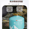 北乐户外高山气罐防爆扁气罐防寒丁烷气罐野外卡式炉液化燃料高原气罐 【北乐】450克高山气罐4个