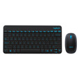 罗技（Logitech）MK245 Nano 键鼠套装 无线键鼠套装 办公键鼠套装 紧凑型 可调支架 带无线2.4G接收器 黑