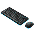 罗技（Logitech）MK245 Nano 键鼠套装 无线键鼠套装 办公键鼠套装 紧凑型 可调支架 带无线2.4G接收器 黑