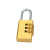 有豫 密码锁 防盗锁 柜门锁 黄铜密码挂锁 3轮大号 单位：个
