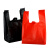斯威诺 N-3709 黑色加厚背心塑料袋垃圾袋 水产袋手提马甲胶袋海鲜打包袋 宽26*43（1千克约50个）