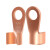 伊莱科（ELECALL）OT系列铜开口铜鼻子接线裸端子开口鼻冷压端子电瓶电线接头压线耳 OT-10A (100个）