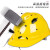 曙亮 V型透气ABS安全帽 黄色 防砸抗冲击工地工程电力施工监理工业劳保头盔