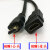 HDMI延长线公对母电脑电视高清视频数据加长线0.5米3米5米10米 黑色2.0版 0.5m及以下