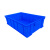 罗德力 零件筐 加厚可折叠收纳整理箱塑料物流周转箱 蓝色10# 145*95*54mm