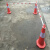 捷诺立（JNL）固定伸缩橡胶路锥连接杆 PVC路锥警示连杆红白反光杆子交通设施-DD 2米固定红白连接杆 